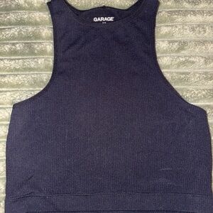 Garage Black Sleeveless Top